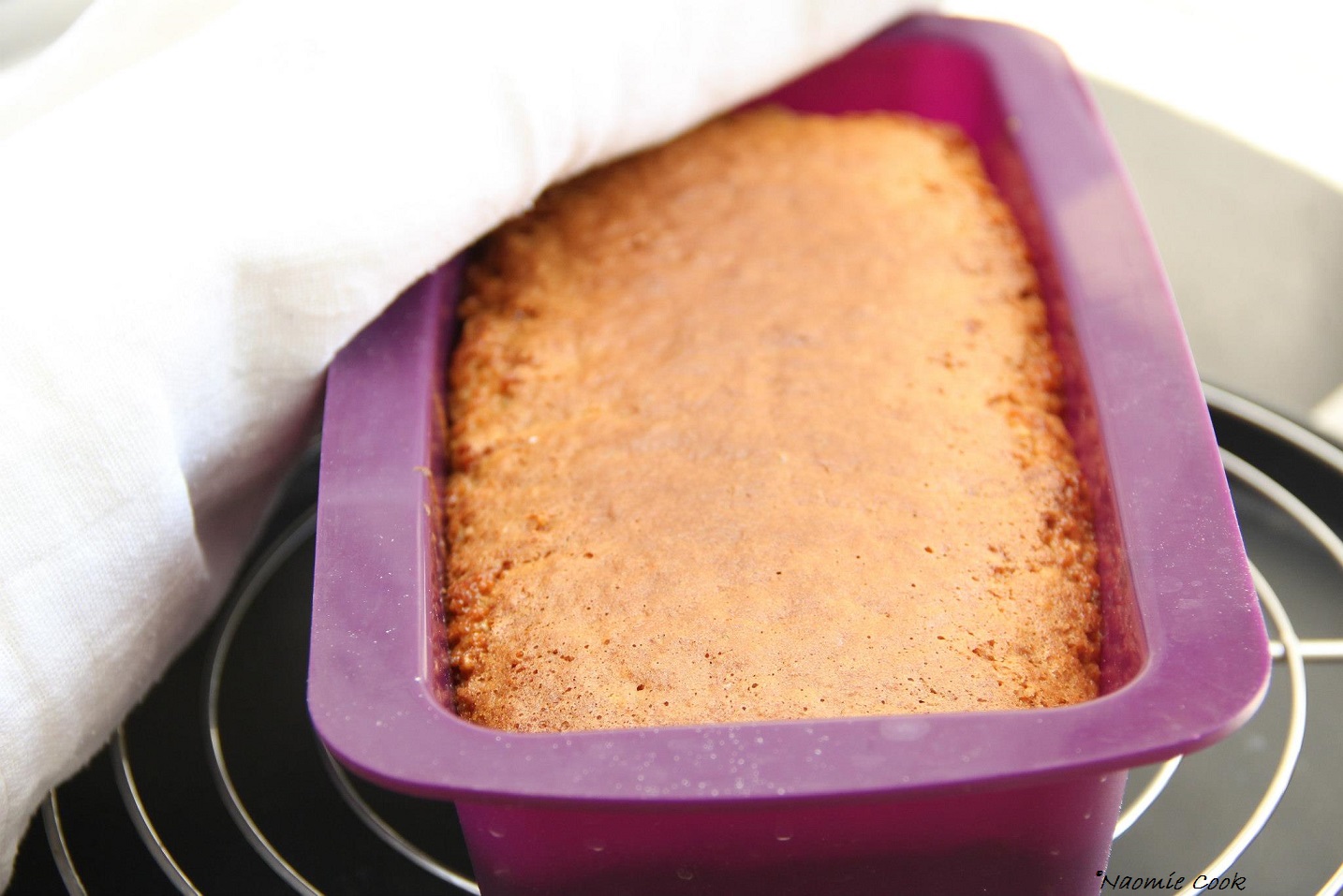 1 cake pralin sortie du four