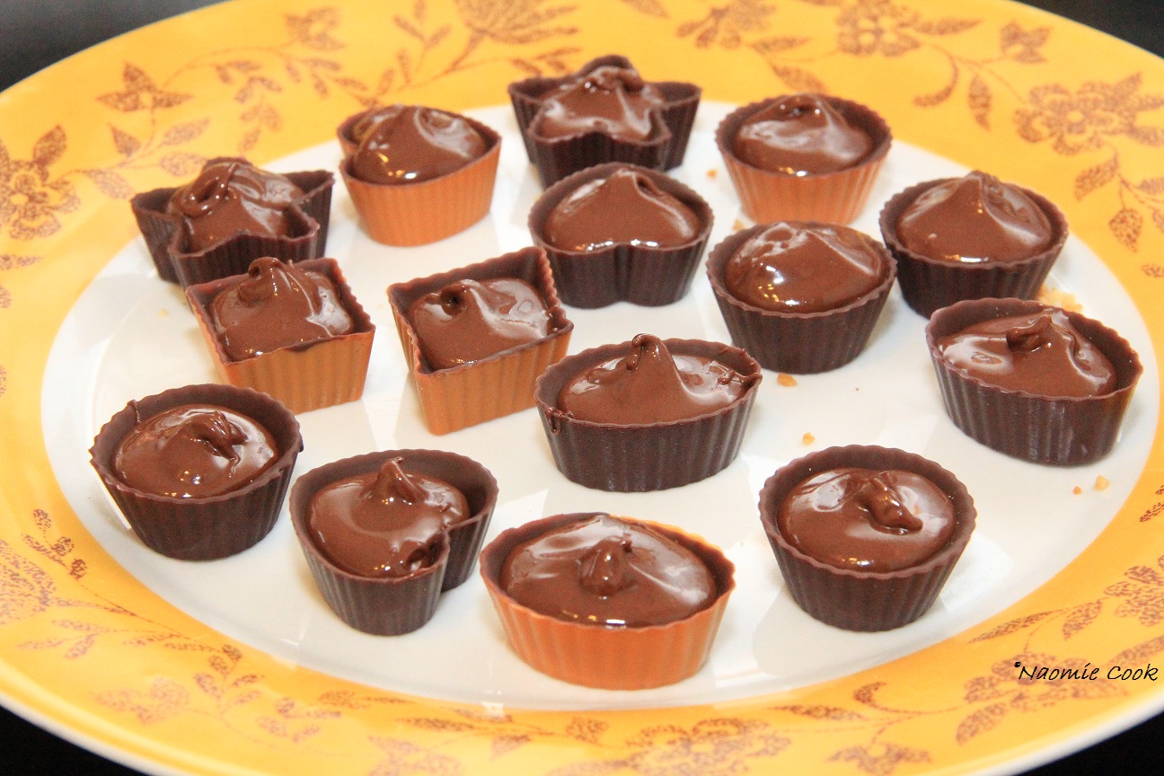 on remplit de pralin en crème